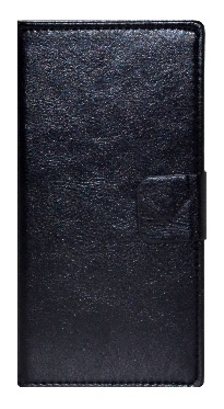 Wallet Case Book For Doogee Leo DG280 Black (Ancus)