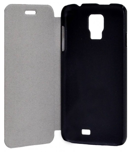 Δερμάτινη Θήκη Πορτοφόλι για Doogee Voyager2 DG310 Μαύρη (Ancus)