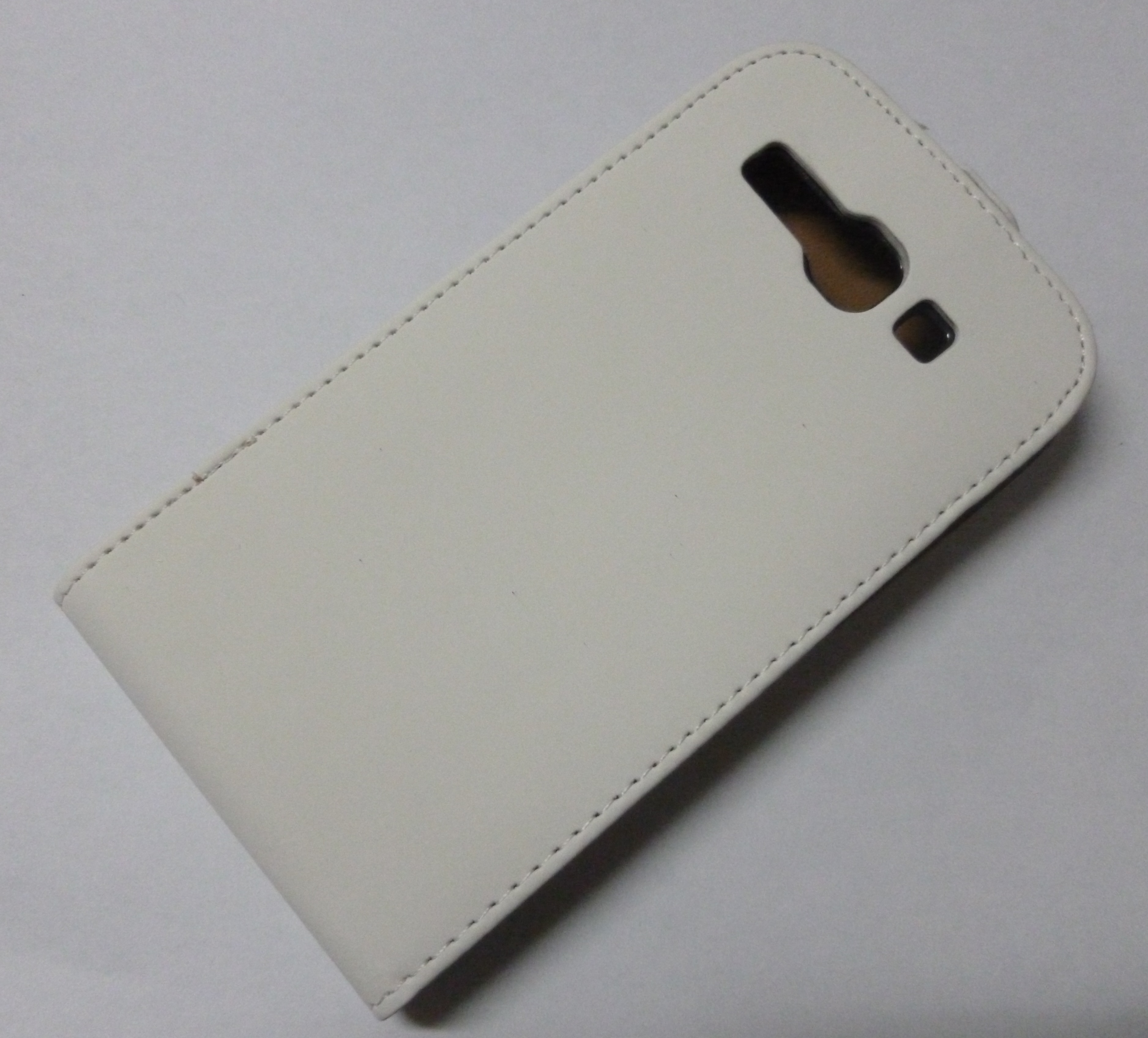 Leather Flip Case for Alcatel One Touch Pop C9 OT-7047D White (OEM)
