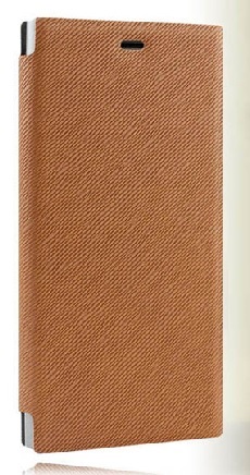 Δερμάτινη θήκη flip cover για Xiaomi Mi3 Καφέ (OEM)