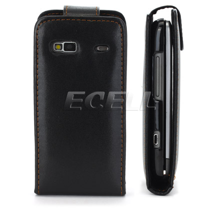 Δερμάτινη Θήκη Flip για HTC Desire Z Μαύρο (OEM)