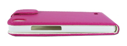 Huawei Ascend G620s Leather Flip Case (Magenta) (OEM)