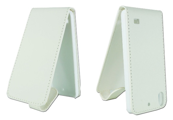 Δερμάτινη Θήκη Flip για Huawei Ascend G620s Λευκή (ΟΕΜ)