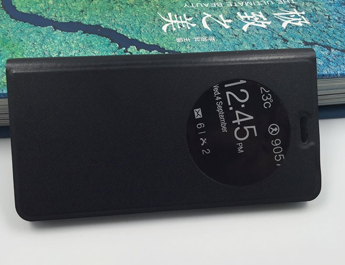 Flip Leather Case with Window for OnePlus 3 (Black) (OEM)