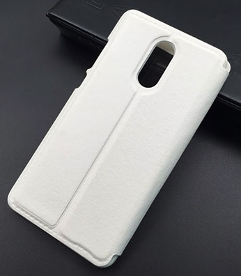 Xiaomi Redmi Pro Flip Leather Case with Hard Plastic Back Cover (White) (OEM)