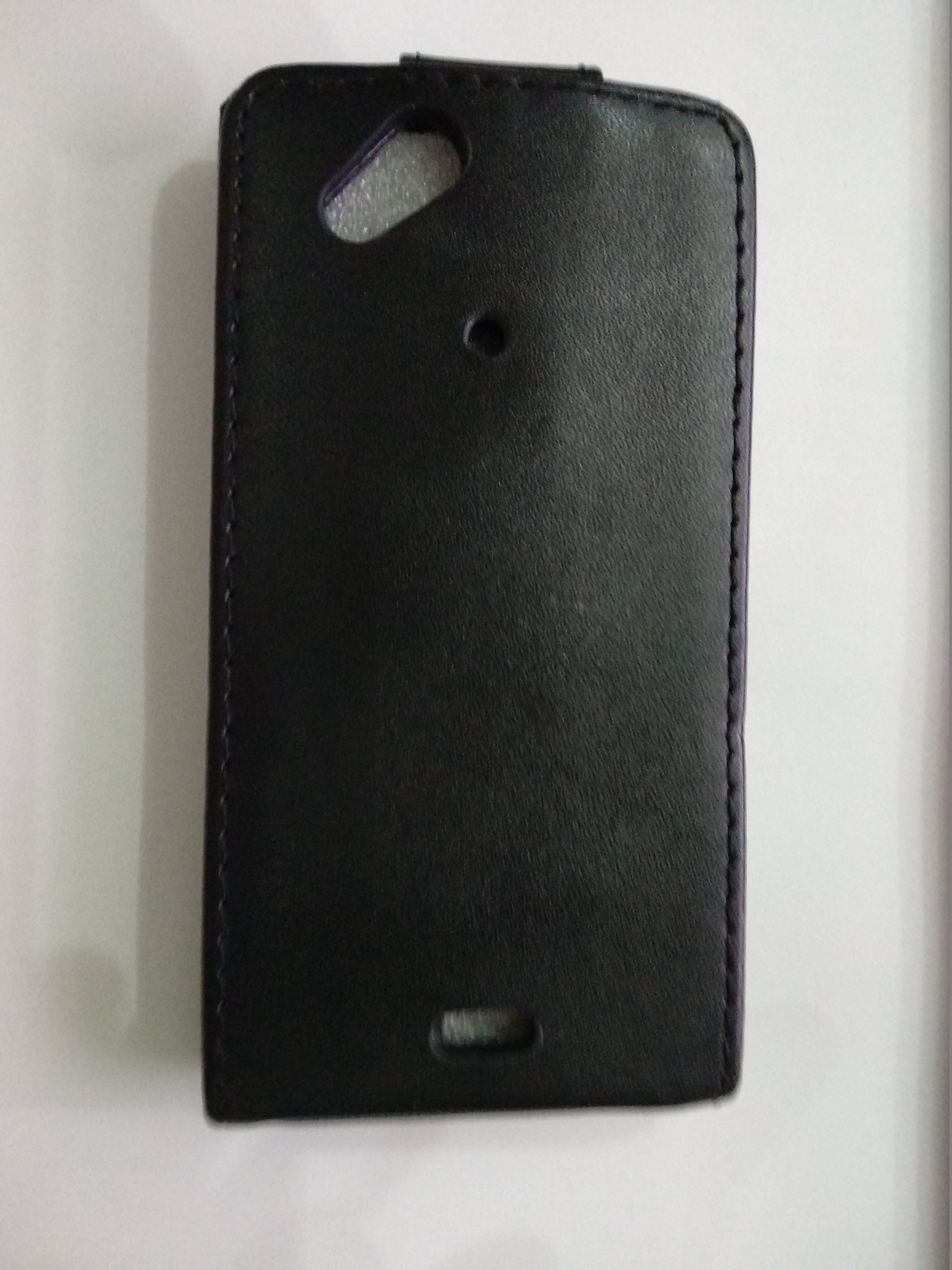 Black Leather Wallet Case for Sony Ericsson Xperia Arc X12 / Arc S (OEM)