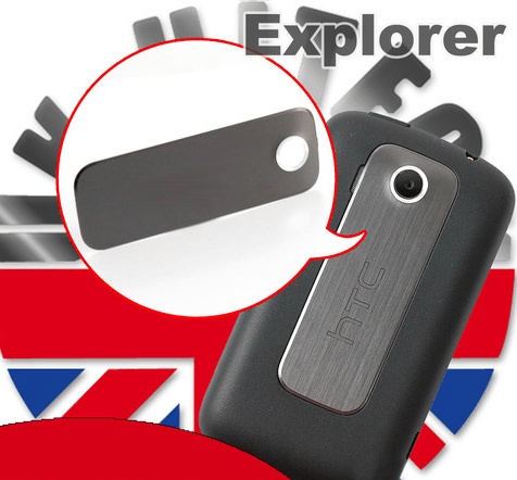 HTC Explorer Black Original Metal Battery Back Cover