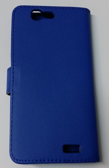 Δερμάτινη Θήκη Πορτοφόλι για Huawei Ascend G7 Μπλέ (OEM)