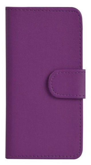 Leather Wallet/Case for Huawei Ascend P8 Purple (OEM)