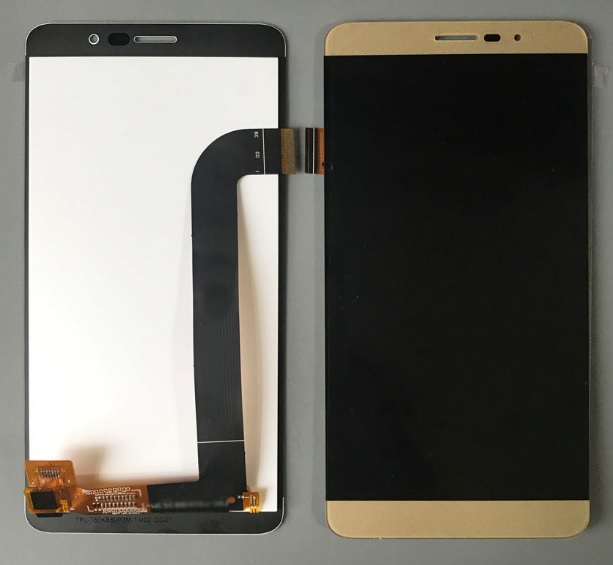 Touch Screen and LCD Screen for COOLPAD Coolpad E570 Porto S Gold (OEM)