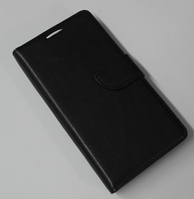 Leather Wallet Case for Lenovo S660 Black (OEM)
