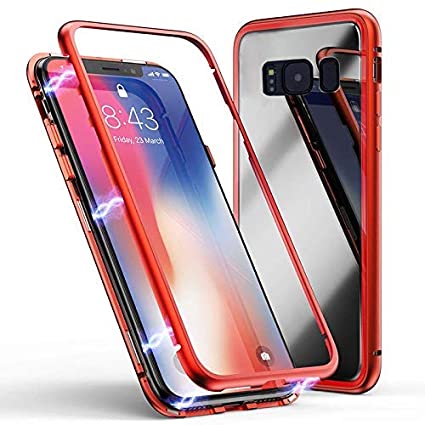 Strong magnetic case for  Samsung S7 Edge Red (OEM)