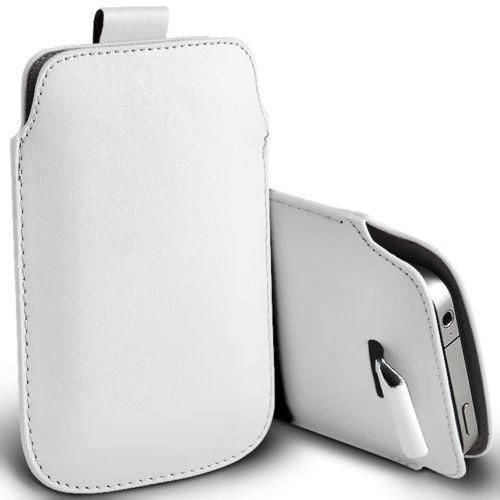 White Leather Smart Case XXL Universal Protective Cover (OEM)