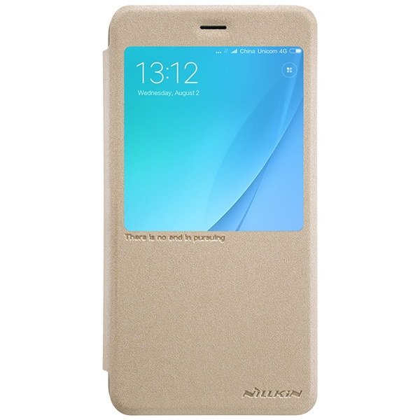 Smart View Flip Leather Case for Xiaomi Mi 5X/ Mi A1 - Nillkin - Gold