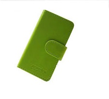 Leather Wallet Stand/Case for Alcatel One Touch Pop C9 OT-7047D Green (OEM)
