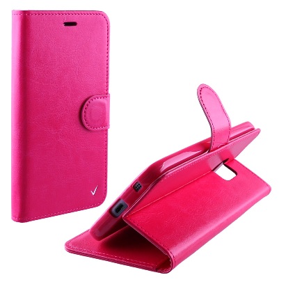 Leather Case TPU VIEW BOOK STAND for SAMSUNG S8 G950 Pink (5205308185229) (VOLTE-TEL)