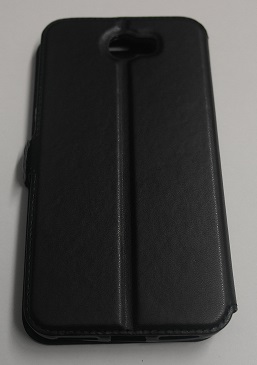 Leather Case With Windows And Silicone Back Cover for Huawei Y5ii Black (OEM)