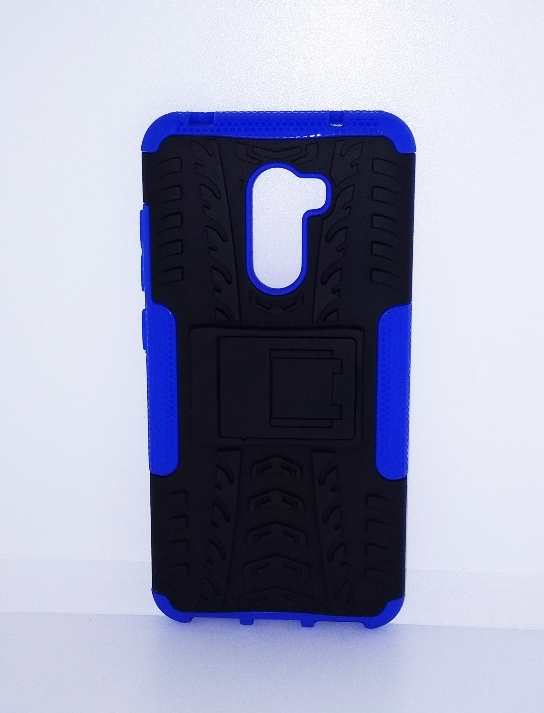 Hard Back Case with stand for Xiaomi Pocophone F1 Blue (OEM)