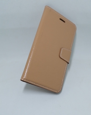 Δερμάτινη θήκη πορτοφόλι για Xiaomi Redmi Note 6 Pro Μπεζ (OEM)