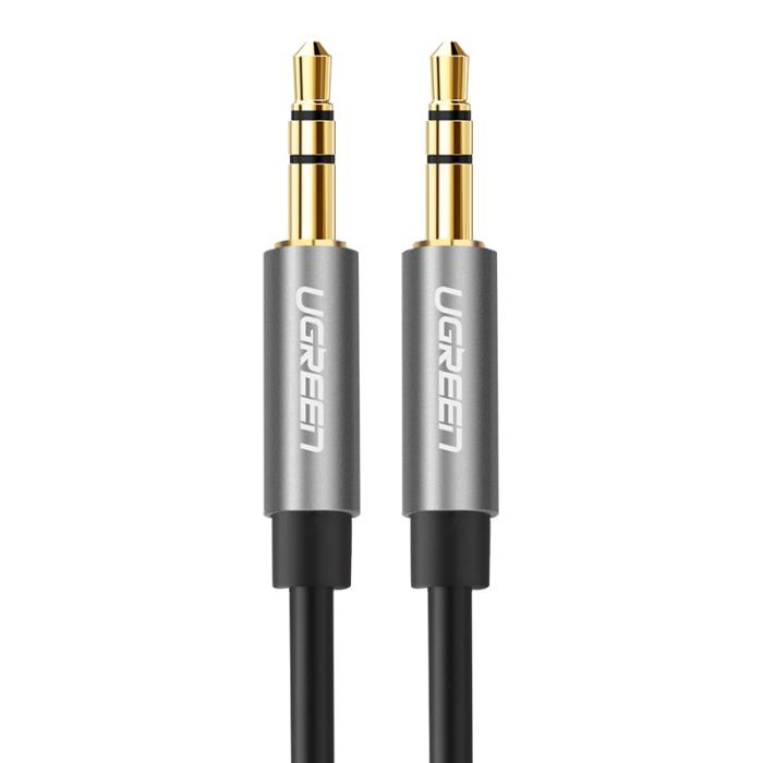 Ugreen Καλώδιο 3.5mm male - 3.5mm male Ασημί 2m (10735)