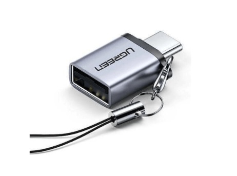 Adaptor Ugreen 50283 USB-C male - USB-A female grey