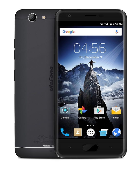 ULEFONE U008 Pro Smartphone 4G (5-inch HD,, Quad-Core) - Black (2GB/16GB)
