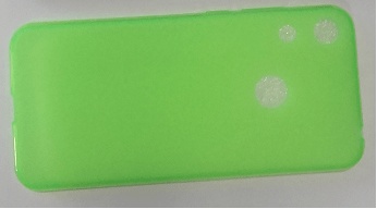 TPU GEl Case Ultra Thin for Honor 8A (2019) / Y6 (2019) in green fluo color (OEM)