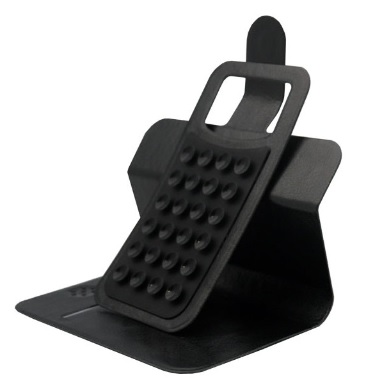 Θήκη Universal Flip Book Large για Κινητά Τηλέφωνα 4''-4.7'' Rotating Stand Μαύρο