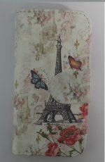 Θήκη Universal Flip Book Small για Κινητά Τηλέφωνα Από  3.5'' εως 4 '' Gel  Eiffel Tower(OEM)