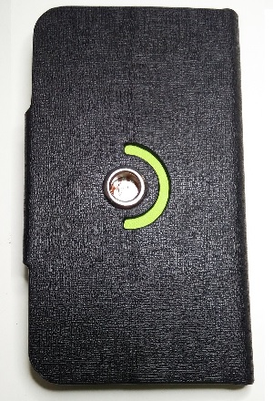 Θήκη Universal Flip Book Small για Κινητά Τηλέφωνα Από 3.5'' εως 4 '' Περιστρεφόμενη GEL Μαύρο (OEM)