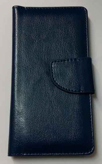 Universal Wallet-Style Case for Medium Phones -5 (4.5-inch) (Dark Blue) (OEM)