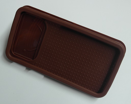 Σκληρή Θήκη Πίσω Κάλυμμα Elastic Universal Με Stand για Smartphones 5 έως 5.5 ίντσες Καφέ (OEM)