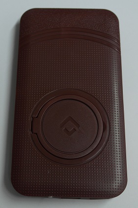 Σκληρή Θήκη Πίσω Κάλυμμα Elastic Universal Με Stand για Smartphones 5 έως 5.5 ίντσες Καφέ (OEM)