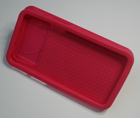 Σκληρή Θήκη Πίσω Κάλυμμα Elastic Universal Με Stand για Smartphones 5.5 έως 6 ίντσες Φούξια (OEM)