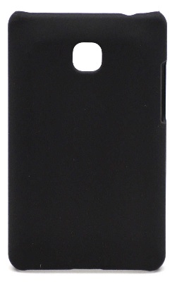 LG Optimus L3 2 E430 Hard Plastic Back Cover Case (Black) (Ancus)
