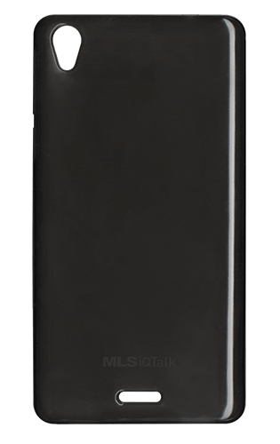 Original Silicone Back Case for MLS iQTalk Twist (iQ0705) Transparent Black