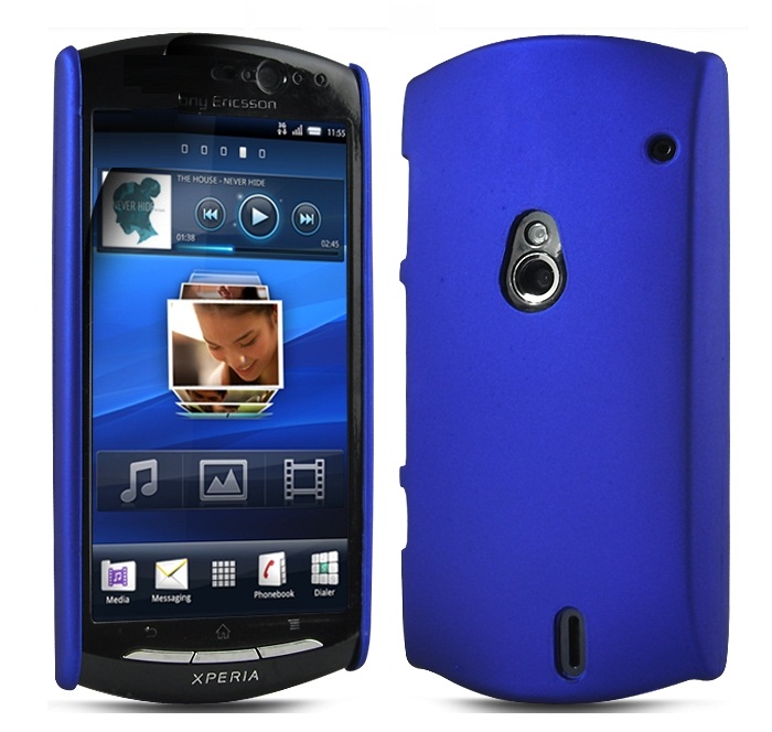 Θήκη πίσω κάλυμμα για Sony Ericsson Xperia Neo/Neo V Μπλέ