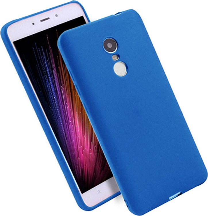 Xiaomi Redmi 5 Silicone Back Cover Case - Blue (OEM)