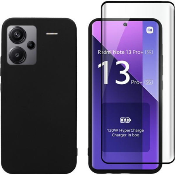 Vivid Set Matte Back Cover Tempered Glass Σετ με Τζαμάκι Μαύρο (Redmi Note 13 5G) VIMAT354BKGLASSTN 5205089139909