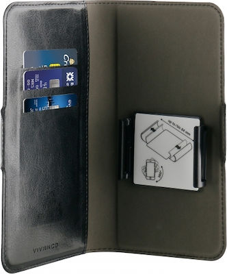 VIVANCO Universal Book Case (SIZE XL) for Books 6 to 6.5 (Black)