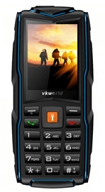 VKWorld New Stone V3 Triple SIM Rugged Smartphone (Black/Blue) IP68
