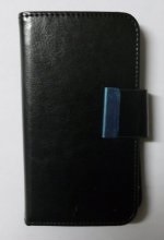 Vodafone Smart 4 Max Flip Book Gel Case (Black) (OEM)