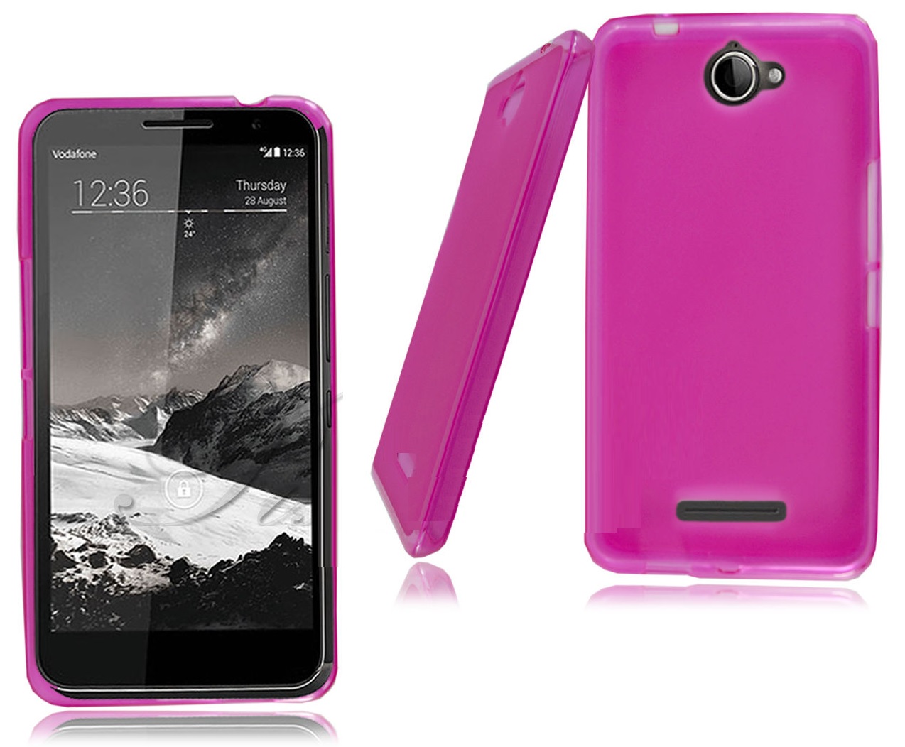 Vodafone Smart 4 max TPU Gel Case (Magenta) (OEM)