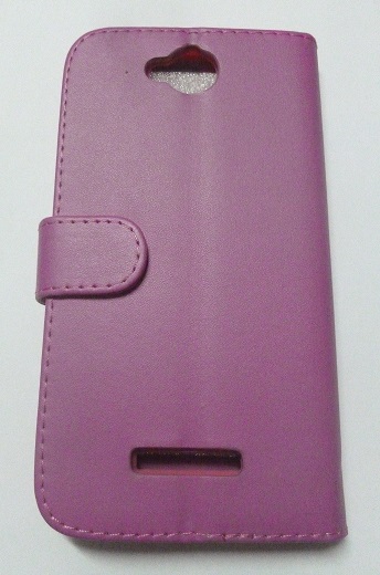 Vodafone Smart 4 Max Leather Wallet Stand Case (Magenta) (OEM)