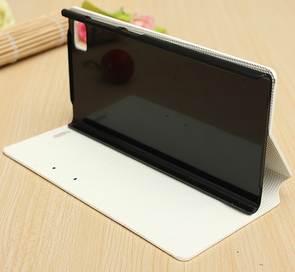 Xiaomi Mi3 - Leather Flip Case Color White (OEM)