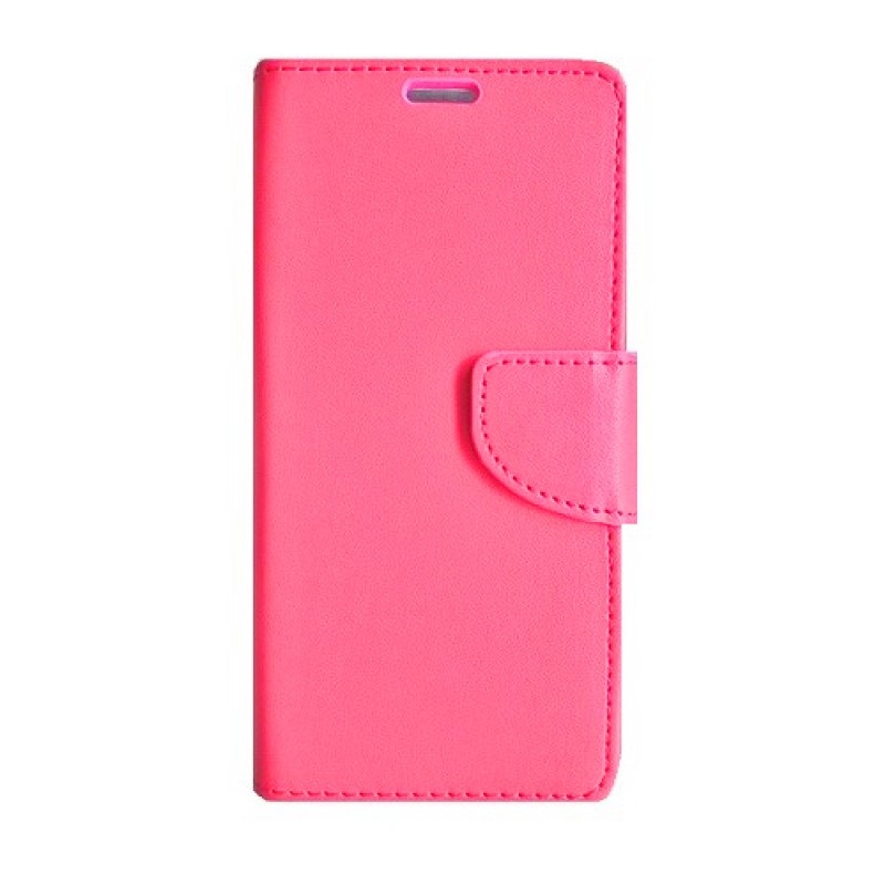 PINK LEATHER WALLET CASE XIAOMI REDMI 4A (OEM)