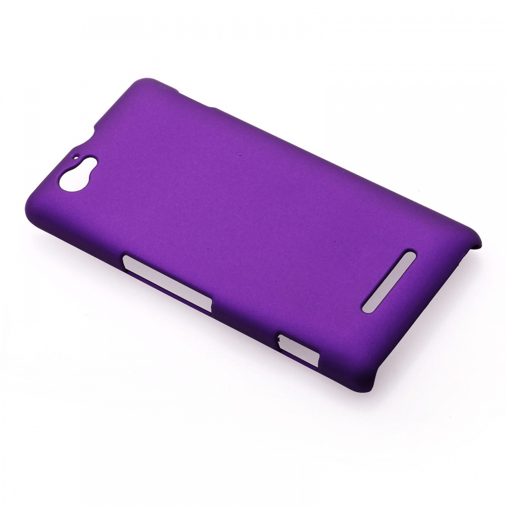 Xperia M C1905 Hard Back Cover Case Purple OEM