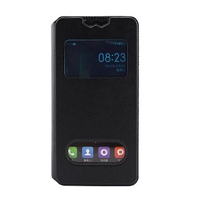 ZTE Blade L2 Leather Flip Case with Window (Black) (OEM)