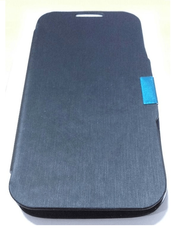 ZTE Blade Q Maxi - Magnetic Leather Case With Hard Back Cover Dark Blue  (OEM)