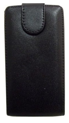 ZTE Grand 10 U970 Leather Flip-Style Case - Black